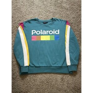 Women's Vintage Polaroid Pullover Sweatshirt - Large